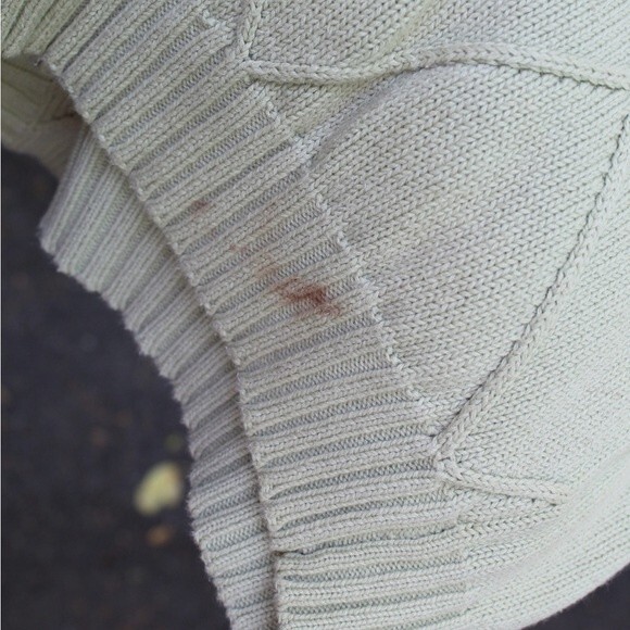 IZOD Olive/ Mint/ Green Vintage Oversized Unisex Sweater - Picture 6 of 7